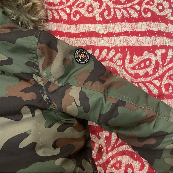 Polo Ralph Lauren Little Boys Camo Water-Resistant Down Parka Jacket 3 - Picture 4 of 10